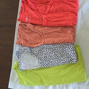 Lot of 4, Isabel maternity tanks, size small UGC